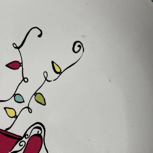 Rosanna Santa Baby Salad Plates Set of 4 Christmas Dishes Whimsical Kitschy READ - Picture 9 of 14